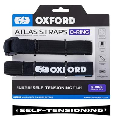 OXFORD spanband "atlas d-ring". atlas d-ring 26mm x 1,2m black pair
