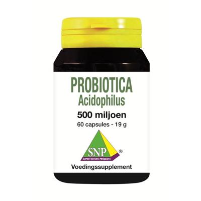 SNP Probiotica acidophilus 500 miljoen 60 Capsules SNP Probiotica acidophilus 500 miljoen 60 Capsules