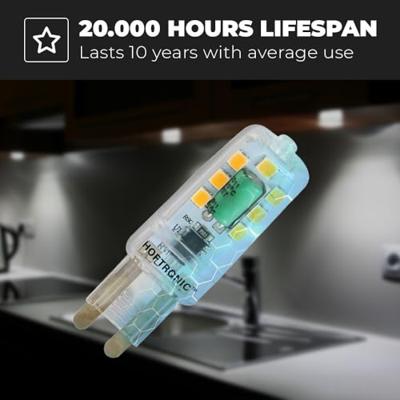 10x G9 LED Lamp - 2,2 Watt 200 lumen - 2700K Warm wit - 230V - Vervangt 22 Watt - T4 halogeen