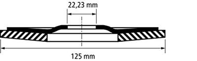 PFERD TOOLS 67786125 Z Sg Power Steelox Lamellenschijf Diameter 125 mm Boordiameter 22.23 mm 10 stuk(s) - thumbnail