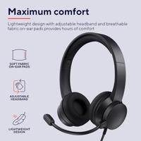 Trust Ayda On Ear headset Kabel Stereo Zwart Noise Cancelling Headset, Volumeregeling, Microfoon uitschakelbaar (mute) Computer - thumbnail
