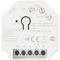 Sygonix SY-5775566 Dimmer (inbouw) Geschikt voor lampen: LED-lamp, Gloeilamp, Halogeenlamp Wit - thumbnail