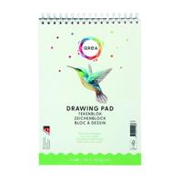 Tekenblok Qrea A5 24 vel 160gr spiraal | 5 stuks - thumbnail