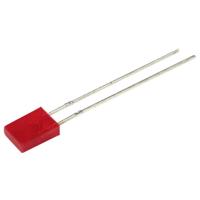 Kingbright Bedrade LED Rood Rechthoekig 2 x 5 mm 12.5 mcd 110 ° 30 mA 2 V - thumbnail