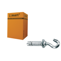 pgb-Europe SMART | Keilbouthuls + haak M8x90 Zn | 25 st SM00TR0010800903 - thumbnail