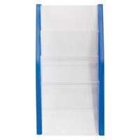 Folderhouder | H540xB280xD80mm | DIN A4 hoog | zilver | 1 stuk - H62701-00 - thumbnail