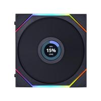 Lian Li UNI FAN TL LCD Computer behuizing Ventilator 14 cm Zwart - thumbnail