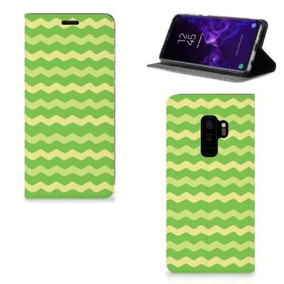 Samsung Galaxy S9 Plus | Hoesje met Magneet | Waves Green