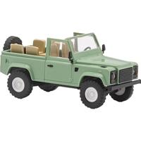 Busch 54391 H0 Auto Land Rover Defender 90 open, groen - thumbnail