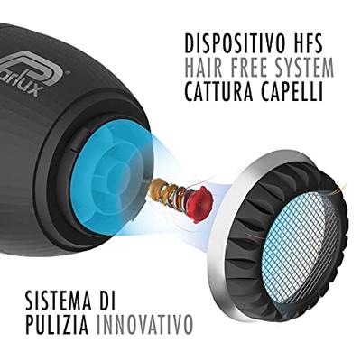 Parlux Alyon Air Ionizer Tech Hair Dryer Matt Black 1Stuks Parlux Alyon Air Ionizer Tech Hair Dryer Matt Black 1Stuks