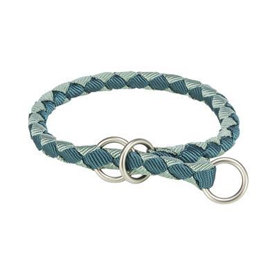 TRIXIE HALSBAND HOND CAVO HALFSLIP PETROL / SALIE 47-55X1,8 CM