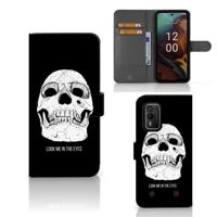 Telefoonhoesje met Naam Nokia XR21 Skull Eyes - thumbnail