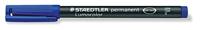 Staedtler Lumocolor 318, OHP-marker, permanent, 0,6 mm, blauw - thumbnail