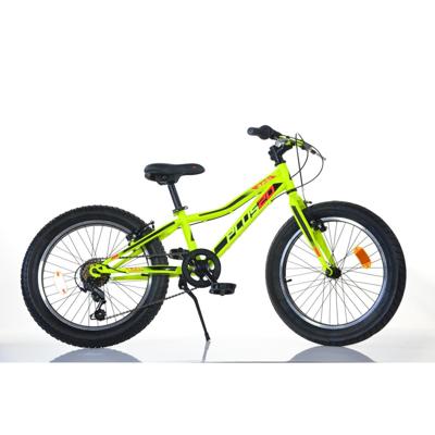 Dino Bikes Aurelia jongensfiets plus 20 inch met knijpremmen lime Dino Bikes Aurelia jongensfiets plus 20 inch met knijpremmen lime