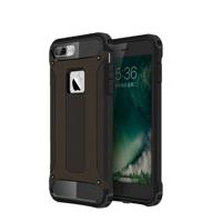 iPhone 7 Plus & 8 Plus robuust pantser TPU + Kunststof back cover Hoesje (zwart) - thumbnail