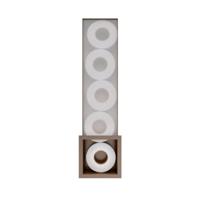 Hotbath &MORE Inbouw reserverol houder voor 6 rollen 16x60x14cm Tuscan Bronze - thumbnail