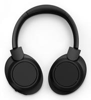 Philips TAH6509BK Ruionderdrukkende Over-Ear Wireless Bluetooth Headphones - Superieure gesprekskwaliteit, Geschikt voor Voice Assistant met tot 45 uur muziekafspeeltijd - Zwart, 2024 - thumbnail