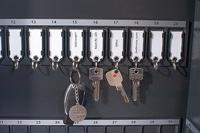 Pavo Magnettag sleutelkast, voor 50 sleutelhangers, donkergrijs - thumbnail