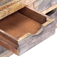 Salontafel 100x55x30 cm massief sheeshamhout grijs - thumbnail