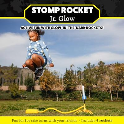 Stomp Rocket 365044 Stomp Rocket Jr. Glow, 4 Rkts Speelgoed 1 stuk(s) - thumbnail