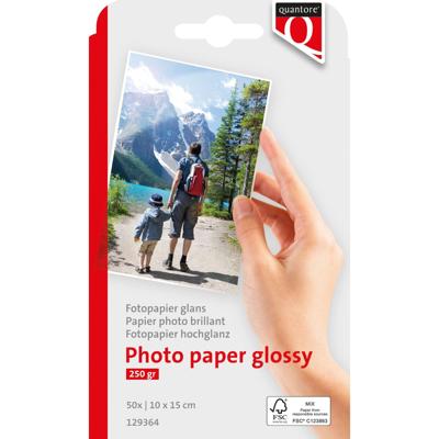 Fotopapier quantore 10x15cm glans 50vel 250gr
