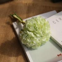 5 hoofden nep bloemen kunst bloemen Peony boeket voor bruiloft en huis decoratie (groen) - thumbnail