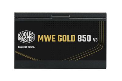 PC-voeding - COOLER MASTER - MPE-8506-ACAG-BEU - MWE Gold 850 V3 niet-modulair - ATX 3.1 - 80+ GOLD - 850 W