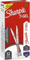 Sharpie S-gel roller, medium punt, per stuk, geassorteerde metallic kleuren - thumbnail