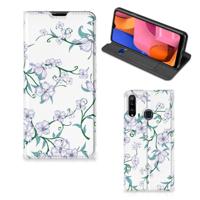 Samsung Galaxy A20s Uniek Smart Cover Blossom White - thumbnail
