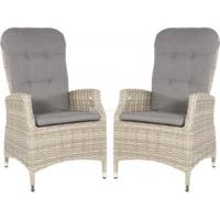 Soho Comfort Mountain tuinstoel taupe set van 2 - thumbnail