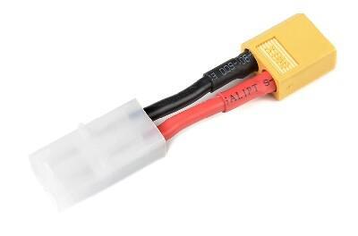 Conversie kabel Tamiya Vrouw > XT60 Man met silicone kabel 14AWG