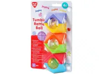Playgo - tumble rattle ball 3 stuks - thumbnail