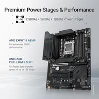 Asus 90MB1LY0-M0EAY0 Moederbord Socket AMD AM5 Vormfactor ATX - thumbnail