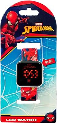 LED-horloge - KINDERLICENTIE - SPD4800 - Tijd- en datumweergave - Achtergrond wijzigen - Blauwe kleur