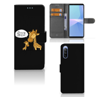 Sony Xperia 10 III Leuk Hoesje Giraffe - thumbnail