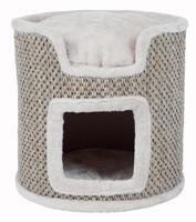 Trixie krabton ria krabpaal lichtgrijs / naturel 37x37x37 cm - thumbnail