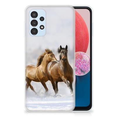 Samsung Galaxy A13 4G | TPU Hoesje | Paarden Samsung Galaxy A13 4G | TPU Hoesje | Paarden