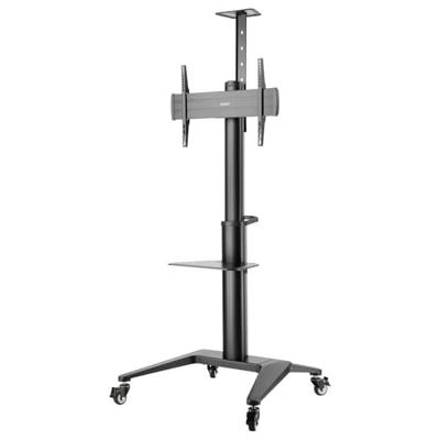 SpeaKa Professional SP-TVC-1400 TV-wagen In hoogte verstelbaar, Apparaatplank 94,0 cm (37) - 190,5 cm (75) Vloerstandaard, Landschapformaat / portretformaat,
