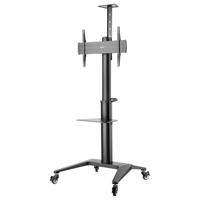 SpeaKa Professional SP-TVC-1400 TV-wagen In hoogte verstelbaar, Apparaatplank 94,0 cm (37) - 190,5 cm (75) Vloerstandaard, Landschapformaat / portretformaat, - thumbnail