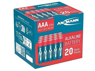 Ansmann Alkaline AAA 20 Stuks - thumbnail