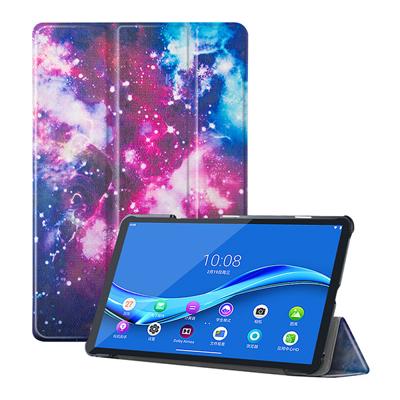 3-Vouw sleepcover hoes - Lenovo Tab M10 FHD Plus (x606F) - Galaxy 3-Vouw sleepcover hoes - Lenovo Tab M10 FHD Plus (x606F) - Galaxy
