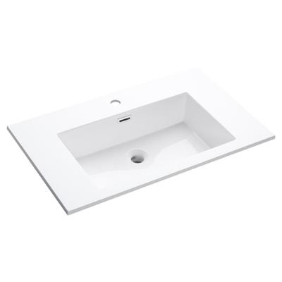 Differnz wastafel FSC 75 cm kunstmarmer