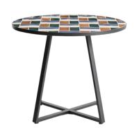 Kave Home Tella tuintafel Ø90 cm Meerkleurig - thumbnail