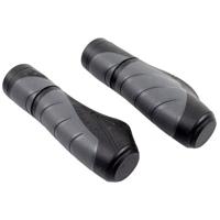 Simson handvatten ergonomics zwart-antraciet - ergonomische peddelvorm, optimale drukverdeling, extra steun, geschikt voor fietsen met/ zonder gripshift versnelling # #handvatten #ergonomics #zwart-antraciet - thumbnail