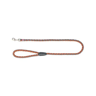 TRIXIE HONDENRIEM CAVO ROEST / GRAFIET GRIJS 100X1,2 CM