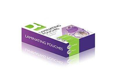 Q-CONNECT lamineeretui 2x 125 micron 54x86mm 100 stuks