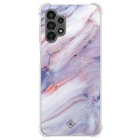 Samsung Galaxy A13 4G shockproof hoesje - Marmer paars - thumbnail