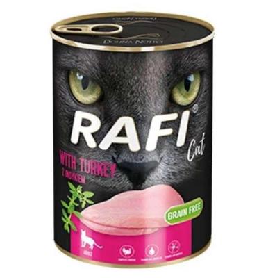 Dolina Noteci Rafi met kalkoen - nat kattenvoer - 400g