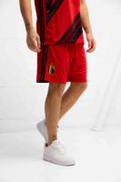 België Broekje Thuis Senior 2020-2021 - Maat XL - Kleur: Rood | Soccerfanshop - thumbnail