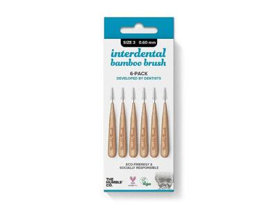 The Humble Co Interdental borstel 0.60 mm blauw 6 Stuks The Humble Co Interdental borstel 0.60 mm blauw 6 Stuks